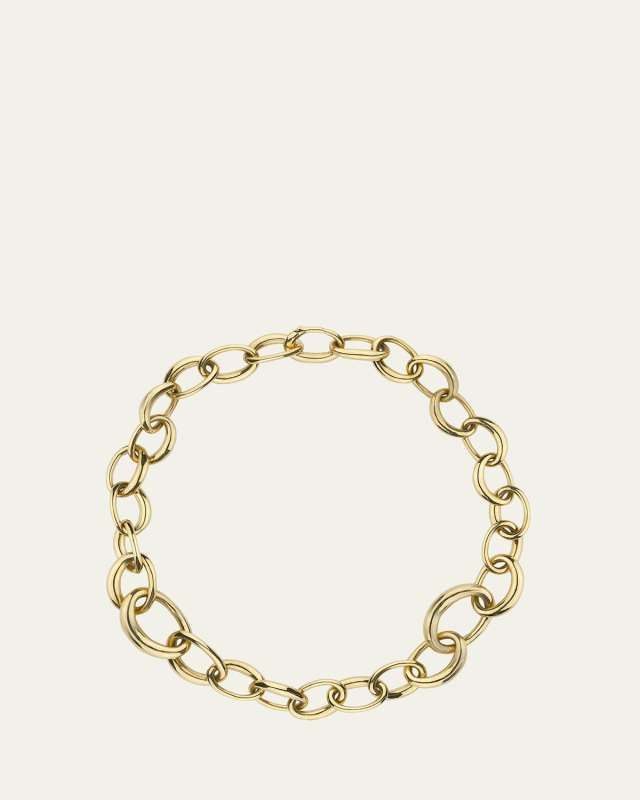 Ultimate 18K Yellow Gold Link Necklace, 18"